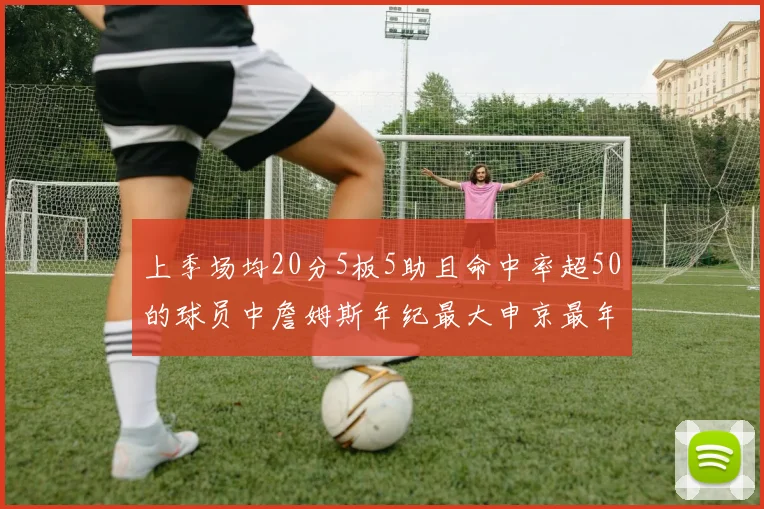 上季场均20分5板5助且命中率超50的球员中詹姆斯年纪最大申京最年轻